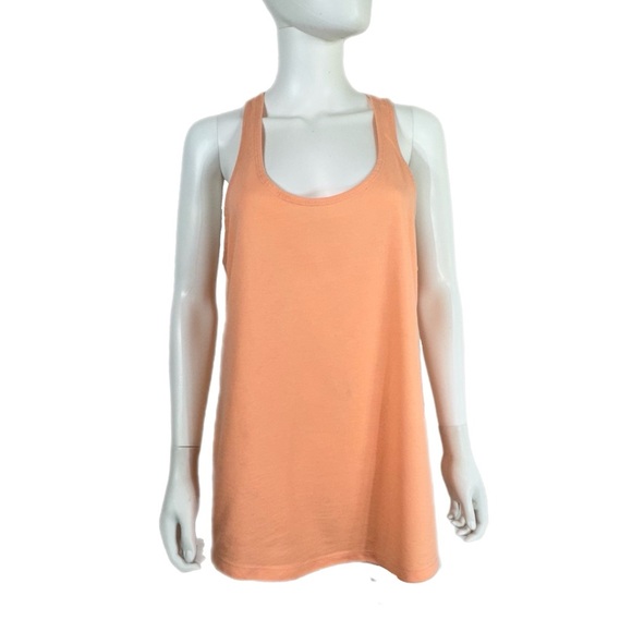 Next Level Women’s Vintage Light Orange 6933 Terry Racer Back Tank - Picture 1 of 6